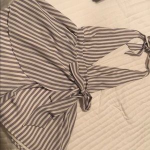 Stripped romper